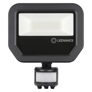 REFLECTOR LED 20W LEDVANCE 1800LM 5000K 30000HRS RECTANGULAR NEGRO CON SENSOR