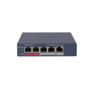 SWITCH 4 PUERTOS POE 10/100 MBPS SMART 1 PUERTO UPLINK 10/100 MBPS HIKVISION