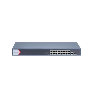 SWITCH 24 PUERTOS POE ALL 1000M (1G) + 1 UP RJ45 (1G) + 1 UP SFP (1G) 370W HIKVISION ADMINISTRABLE