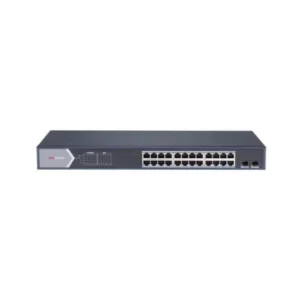 SWITCH 24 PUERTOS POE ALL 1000M (1G) + 2 UP SFP (1G) PROYECTOS HIKVISION ADMINISTRABLE