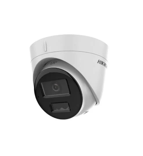 CAMARA DOMO TURRET IP 2MP SMART HYBRID LIGHT 2.8MM D-WDR IP67 HIKVISION CON IR Y AUDIO