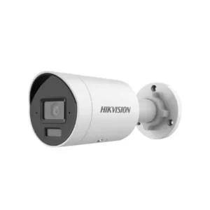 CAMARA TUBO IP 8MP 4K ACUSENSE SMART HYBRID LIGHT 2.8MM HIKVISION CON IR Y AUDIO