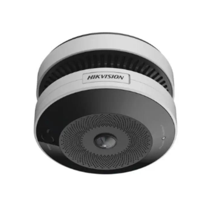 CAMARA OJO DE PEZ IP 4MP CON DETECCION DE HUMO Y FUEGO